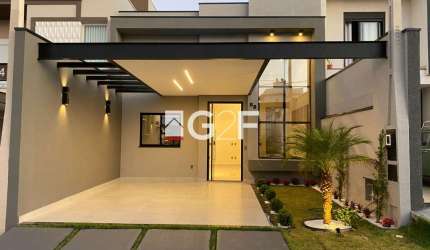 Casa em condomínio fechado com 3 quartos à venda na Avenida Gentil Martins, 1, Jardins do Império, Indaiatuba, 125 m2 por R$ 1.275.000
