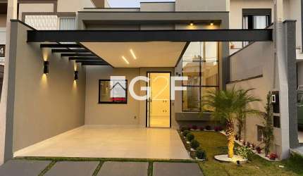 Casa em condomínio fechado com 3 quartos à venda na Avenida Gentil Martins, 704, Jardins do Império, Indaiatuba, 125 m2 por R$ 1.280.000