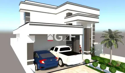 Casa em condomínio fechado com 3 quartos à venda na Rua Sebastião Cardoso, 168, Parque Brasil 500, Paulínia, 198 m2 por R$ 1.885.000