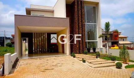 Casa em condomínio fechado com 3 quartos à venda na Avenida Presidente Juscelino Kubitschek de Oliveira, 3851, Parque Brasil 500, Paulínia, 212 m2 por R$ 1.790.000