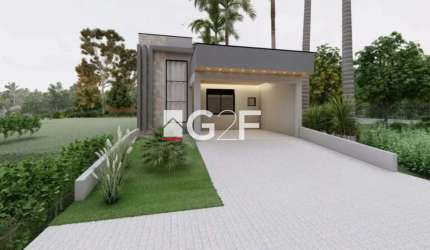 Casa em condomínio fechado com 3 quartos à venda na Avenida Luiz Greco, 500, Vila Monte Alegre, Paulínia, 137 m2 por R$ 1.040.000