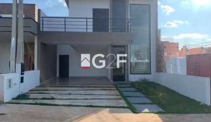 Casa em condomínio fechado com 3 quartos à venda na Avenida Luiz Greco, 500, Vila Monte Alegre, Paulínia, 184 m2 por R$ 1.050.000