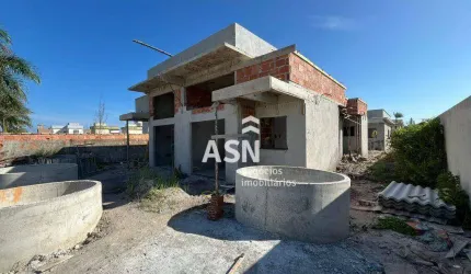 Casa Linear com 2 dormitórios à venda, 52 m² por R$ 300.000 - Enseada das Gaivotas - Rio das Ostras/RJ