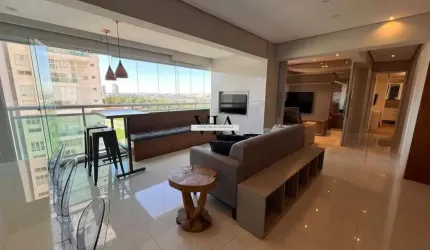 Apartamento MOBILIADO de 98m² no condomínio Gramercy Park