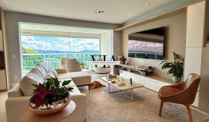 Apartamento de luxo MOBILIADO no condomínio EREDITÁ - 202m²