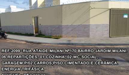 Ponto Comercial para alugar no bairro Jardim Milani - Araguari/MG