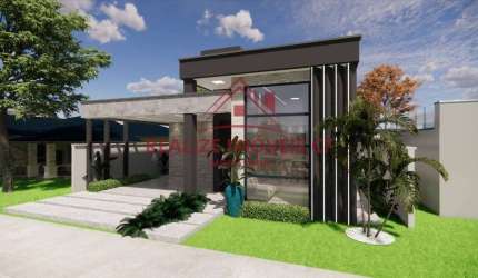 Casa linear alto padrão Viverde I na Nova São Pedro