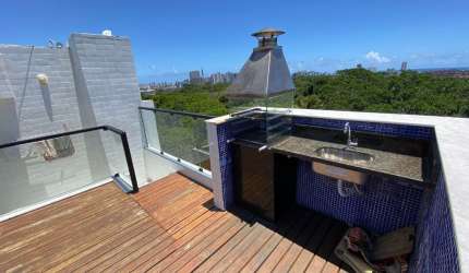 Vendo cobertura de 140m2, na Av ACM, próximo ao Hospital Aliança, Materday,