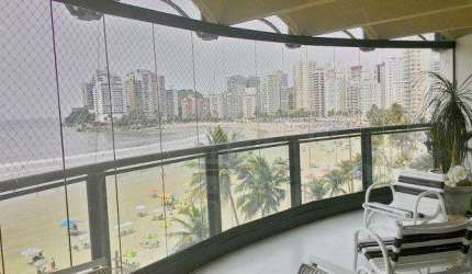 PRAIA DE ASTÚRIAS - ALTO PADRÃO - LINDO APARTAMENTO FRENTE TOTAL AO MAR - 2 GARAGENS - LAZER TOTAL - VISTA ESPETACULAR - MELHOR LOCAL.