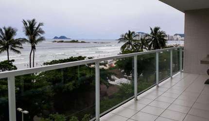 Apartamento com 4 dormitórios, 220 m² - venda ou alugueL - Pitangueiras - Guarujá/SP