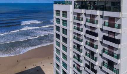 PITANGUEIRAS- CALÇADÃO COM MARAVILHOSA VISTA AO MAR , GARAGEM EM PARQUEAMENTO.