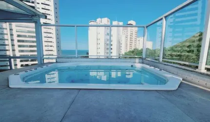COBERTURA CINEMATOGRÁFICA , PENTHOUSE , COM 4 DORMITÓRIOS, 230 M² ÚTES , LAZER TOTAL PRIVATIVO - 02 VAGAS DE GARAGEM .