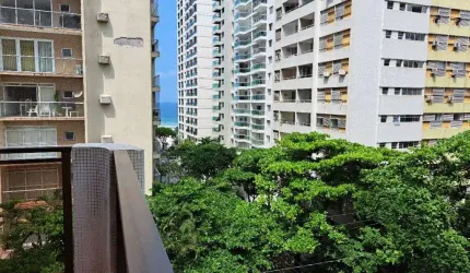 APARTAMENTO AMPLO COM 3 DORMITÓRIOS 1 QUADRA DA PRAIA COM VISTA PARA O MAR.