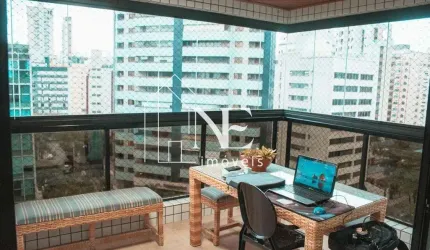 Apartamento para Venda em Santos, Gonzaga, 3 dormitórios, 3 suítes, 5 banheiros, 2 vagas