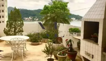 Cobertura para Venda em São Vicente, Centro, 4 dormitórios, 3 suítes, 5 banheiros, 3 vagas