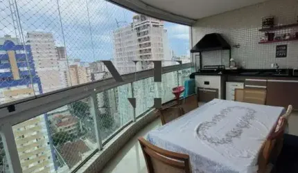 Apartamento para Venda em Santos, Boqueirão, 3 dormitórios, 3 suítes, 5 banheiros, 2 vagas
