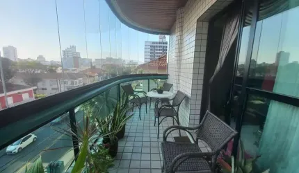 Apartamento para Venda em Santos, Embaré, 3 dormitórios, 1 suíte, 4 banheiros, 2 vagas