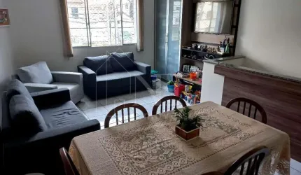 Casa Sobreposta para Venda em Santos, Marapé, 3 dormitórios, 1 suíte, 2 banheiros, 1 vaga