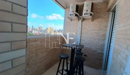Apartamento para Venda em Santos, Vila Belmiro, 1 dormitório, 2 banheiros, 1 vaga