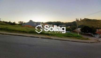 Terreno em bairro de esquina com 282,62 m² , região alta da cidade de Vinhedo . Bairro bem consolidado.