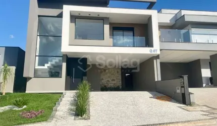 Casa nova à venda no Condomínio Mont'Alcino em Valinhos - interior de São Paulo.