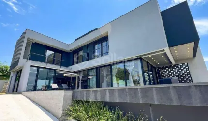 Casa moderna com vista panorâmica à venda em condomínio fechado na cidade de Itatiba