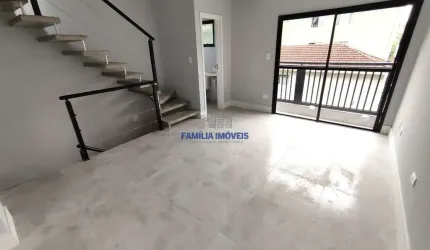 Casa em condomínio fechado com 2 quartos à venda na Rua Alberto Veiga, --, Marapé, Santos por R$ 649.000