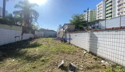 Terreno à venda na Avenida Senador Feijó, --, Vila Mathias, Santos por R$ 1.190.000