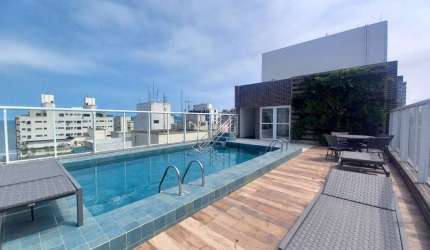 Apartamento com 2 quartos à venda na Rua General Rondon, --, Ponta da Praia, Santos por R$ 878.000