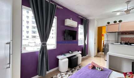 Apartamento com 1 quarto à venda na Avenida Presidente Wilson, --, Itararé, São Vicente por R$ 265.000