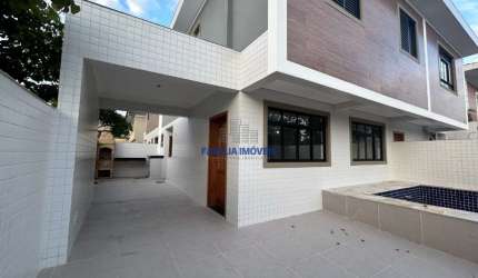 Casa em condomínio fechado com 3 quartos à venda na Conselheiro Zacharias, --, Vila Belmiro, Santos por R$ 1.468.000