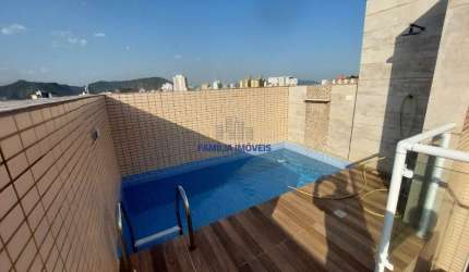 Cobertura com 3 quartos à venda na Rua Santa Cruz, --, Centro, São Vicente por R$ 700.000