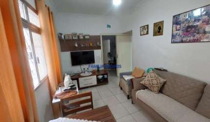 Apartamento com 1 quarto à venda na Rua Euclides da Cunha, --, Gonzaga, Santos por R$ 330.000