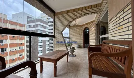 Apartamento com 4 quartos à venda na Rua General Rondom, --, Aparecida, Santos por R$ 1.750.000