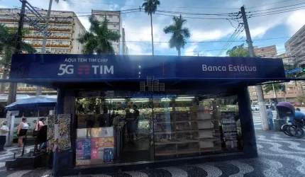 Ponto comercial à venda na Avenida Ana Costa, --, Gonzaga, Santos por R$ 800.000