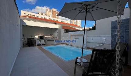 Casa em condomínio fechado com 2 quartos à venda na Rua José Clemente Pereira, --, Campo Grande, Santos por R$ 1.350.000