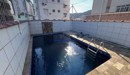 Casa em condomínio fechado com 3 quartos à venda na Rua Saturnino de Brito, --, Marapé, Santos por R$ 1.450.000