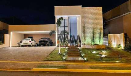 Casa com 4 Quartos, MOBILIADA, 256 m² - venda por R$ 3.072.000 ou aluguel por R$ 17.980/mês - Residencial Goiânia Golfe Clube - Goiânia/GO