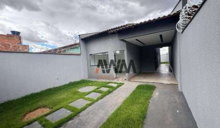 Casa com 3 quartos à venda, 98 m² por R$ 350.000 - Jardim Buriti Sereno - Aparecida de Goiânia/GO