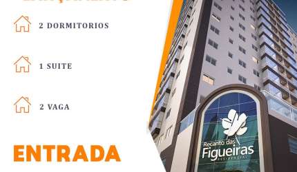 LANÇAMENTO APARTAMENTO 2 DORM 1 SUITE E 2 VAGAS COM ENTRADA APARTIR DE 75 MIL