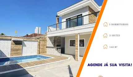Sobrado Alto Padrão no Balneário Flórida – Luxo a 200 metros da Praia!