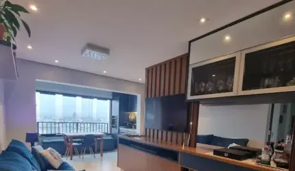 More próximo (ao lado) do metrô Brás | Apartamento mobiliado com varanda gourmet no Piscine Station Resort, Rua Domingos Paiva, 152 - Brás