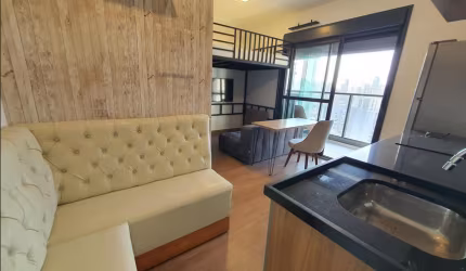 More perto (ao lado) do metrô Brooklin | Apartamento mobiliado para alugar no Haus Mitre Residences, Rua Professor Dr. José Marques da Cruz, 80 - Brooklin