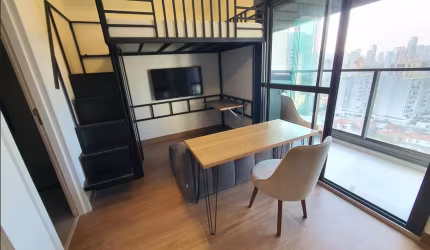 More ao lado do metrô Brooklin | Apartamento mobiliado no para alugar no Haus Mitre Residences 370, Rua Prof. Dr. José Marques da Cruz, 80 - Brooklin