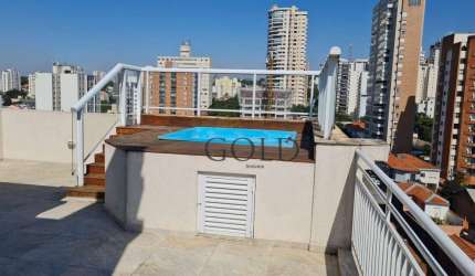 Belíssima cobertura com Jacuzzi ao ar livre , pronta p morar , bem localizada em Perdizes , próximo av Sumaré por R$ 1.590.000