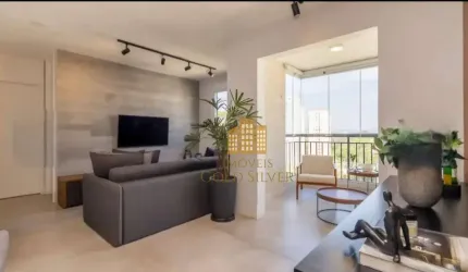 Apartamento lindo Top Plaza Club , mobiliado, lazer completo , com 2 dormitórios , 1 vaga , à venda, 64 m² por R$ 640.000 - Jardim Íris - São Paulo/SP