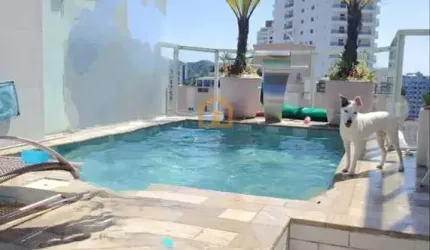 cobertura  2 quartos  e 2 suítes piscina e churrasqueira  e 2 vagas de garagem