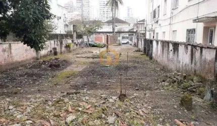 Terreno à venda, 392 m² por R$ 1.590.000,00 - Embaré - Santos/SP
