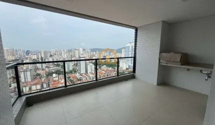 Apartamento Alto Padrão, 2 Dormitórios (1 suíte) – 82,66 m²  Santos/SP!