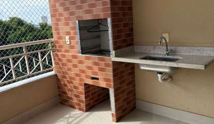 Excelente Apartamento 3 Quartos com Suíte e Churrasqueira a Carvão na Sacada